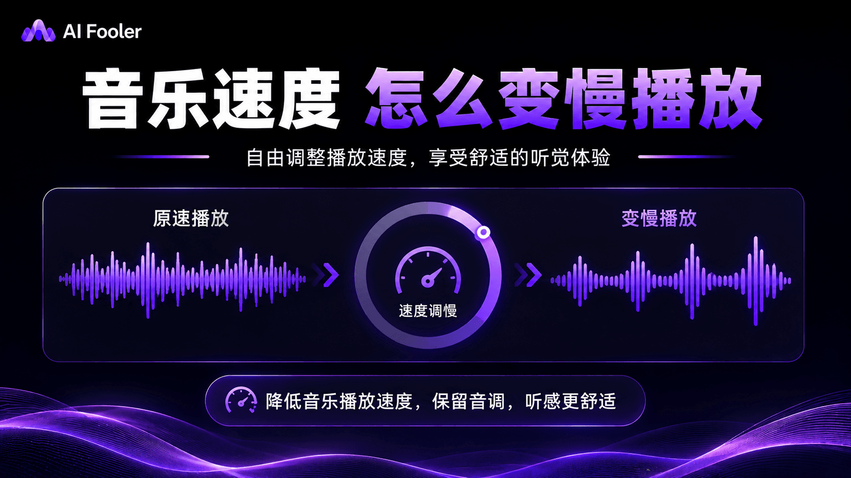 音乐速度怎么变慢?音频变速的步骤