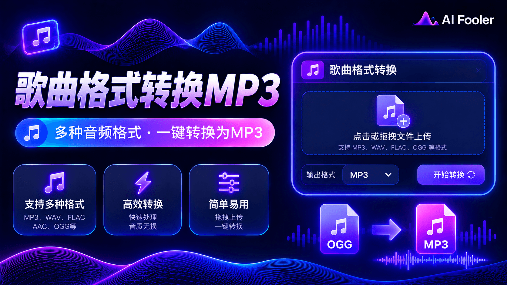 歌曲格式怎么改成mp3?歌曲格式转换成mp3的教程