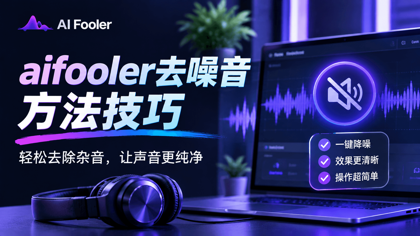 音频如何消除噪音?aifooler去噪音的方法